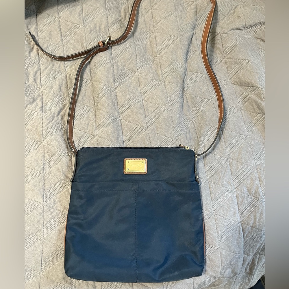 Navy blue Calvin Klein purse